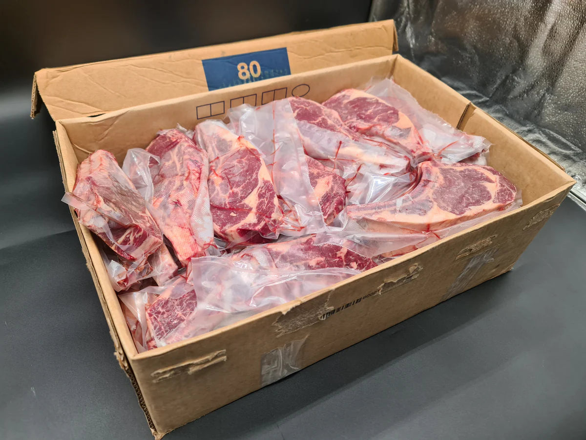 Oven Prepared Ribeye Steaks (bone-in) - Grass-fed Wagyu MB2+