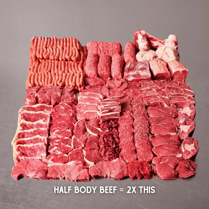 Grass Fed Beef 1/2 Body ~100kg