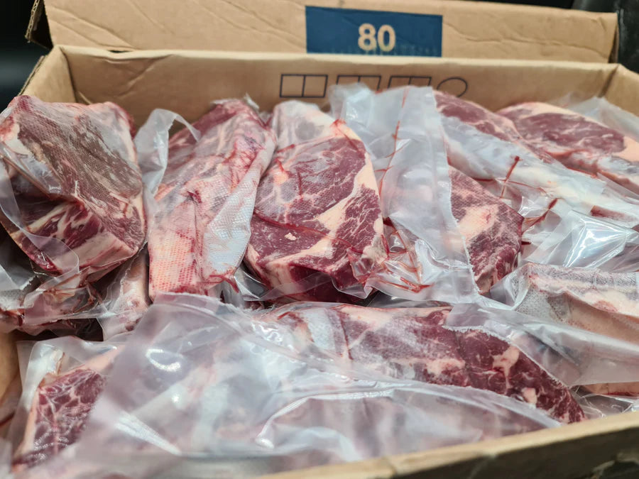 Oven Prepared Ribeye Steaks (bone-in) - Grass-fed Wagyu MB2+