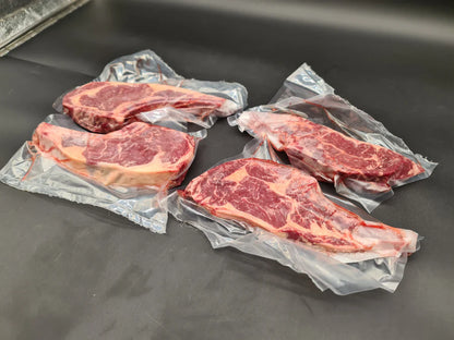 Oven Prepared Ribeye Steaks (bone-in) - Grass-fed Wagyu MB2+