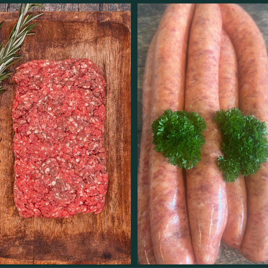 Springhill Beef Sausages & Mince Pack
